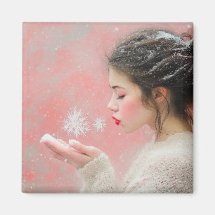 Schneeflocken Magnet
