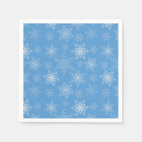 Schneeflocken mit blauem Hintergrund