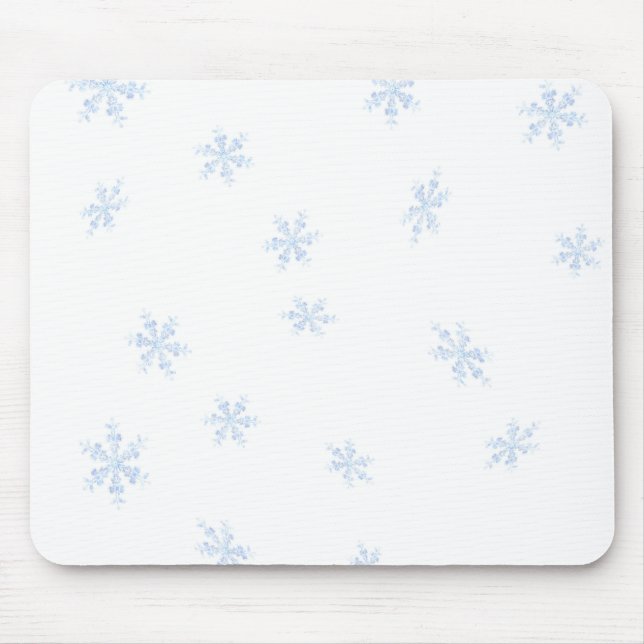 Schneeflocken Mousepad (Vorne)