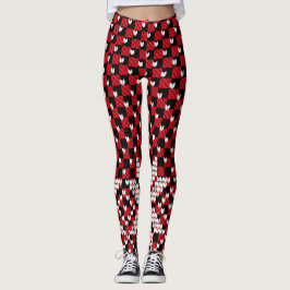 Schneeflocken-Muster Leggings