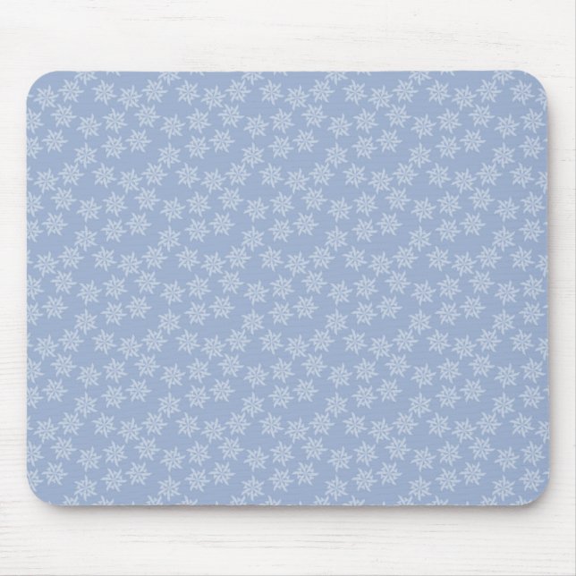 Schneeflocken-Muster Mousepad (Vorne)