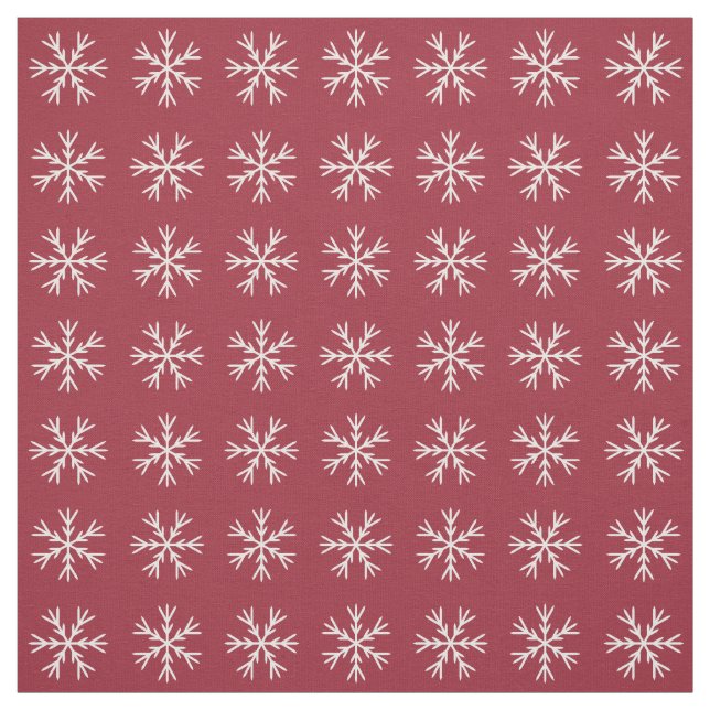 Schneeflocken-Muster Stoff (Muster)