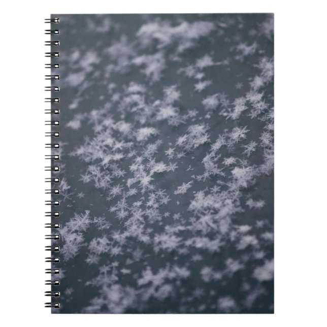 Schneeflocken Notizblock (Vorderseite)