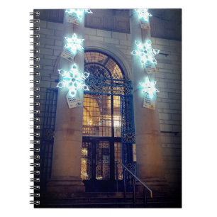 Schneeflocken Notizblock