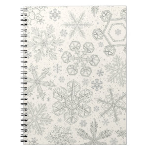 Schneeflocken Notizblock