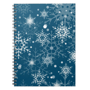 Schneeflocken Notizblock