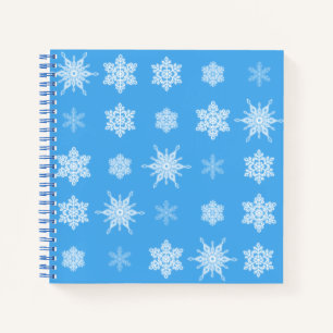 Schneeflocken Notizbuch