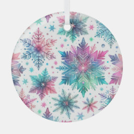 Schneeflocken Ornament Aus Glas