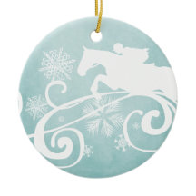 Schneeflocken Pferd Weihnachten