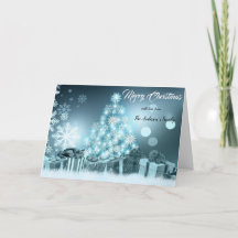 Schneeflocken Pine tree Light Blue Frohe Weihnacht