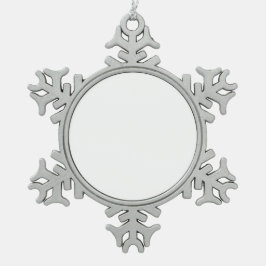 Schneeflocken-Rahmenornament für festliche Dekorat Schneeflocken Zinn-Ornament