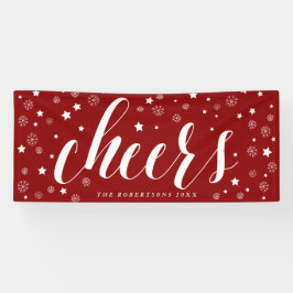 Schneeflocken | Red Holiday Banner