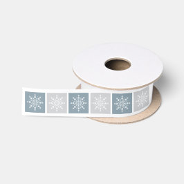 Schneeflocken Satinband
