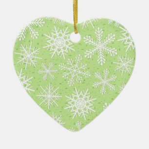 Schneeflocken, Schmuck Keramikornament