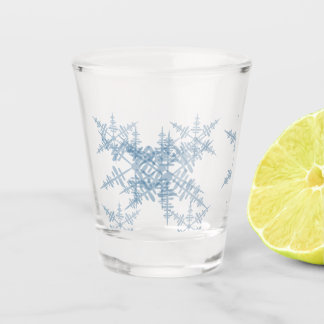 Schneeflocken Schnapsglas