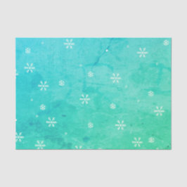 Schneeflocken Seidenpapier