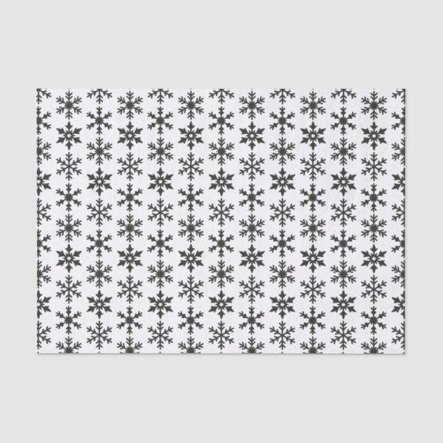 Schneeflocken  seidenpapier (Vorderseite)