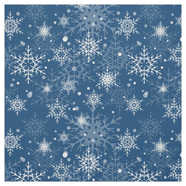 Schneeflocken Stoff (Muster)