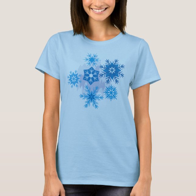 Schneeflocken T-Shirt (Vorderseite)