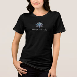 Schneeflocken T-Shirt für Frauen | Winter-Shirt-St Tri-Blend Shirt