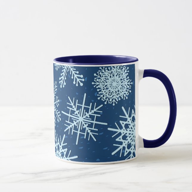 Schneeflocken, Tasse (Rechts)