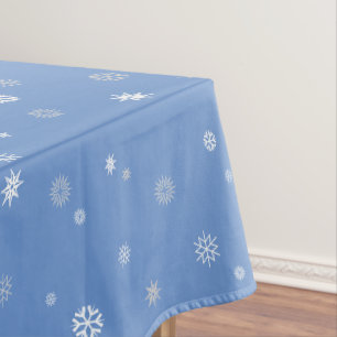 Schneeflocken Tischdecke