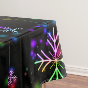 Schneeflocken Tischdecke
