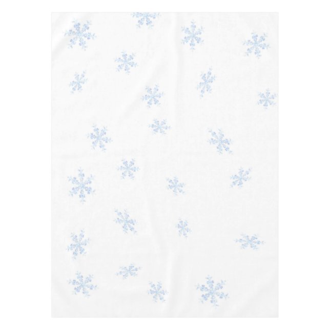 Schneeflocken Tischdecke (Vorderseite)