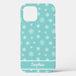 Schneeflocken Türkisches Muster personalisierter Case-Mate iPhone Hülle