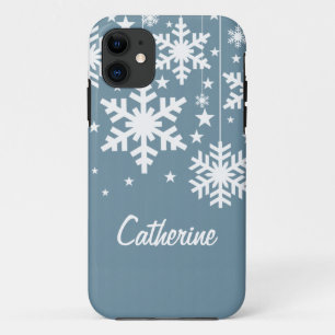 Schneeflocken und Sterne CM iPhone 5 BT ID Case, B Case-Mate iPhone Hülle