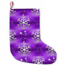 Schneeflocken und Sterne Lila Weihnachten
