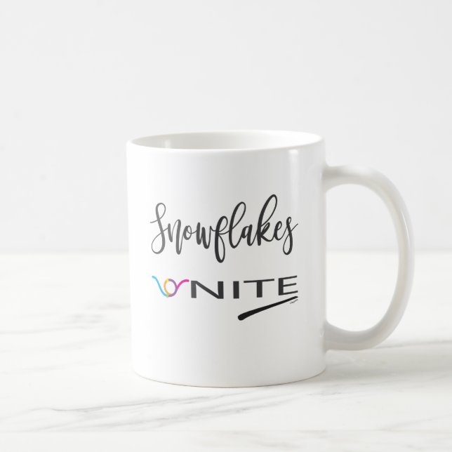 Schneeflocken-vereint! Politischer liberaler Wider Kaffeetasse (Rechts)