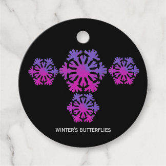 Schneeflocken von Winter's Butterflies Geschenkanhänger