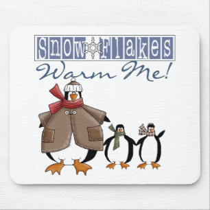 Schneeflocken Warm Me Holiday Shirts und Geschenke Mousepad