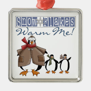 Schneeflocken Warm Me Pinguin Keepake Ornament