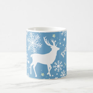 Schneeflocken Weihnachten Kaffeetasse