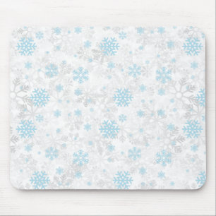Schneeflocken Weihnachten/Winter Mousepad
