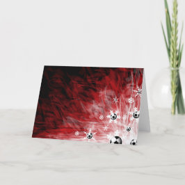 Schneeflocken - Weihnachts-/Weihnachtskarte Feiertagskarte