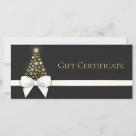 Schneeflocken Weihnachtsbaum Bow Black Gray Gesche