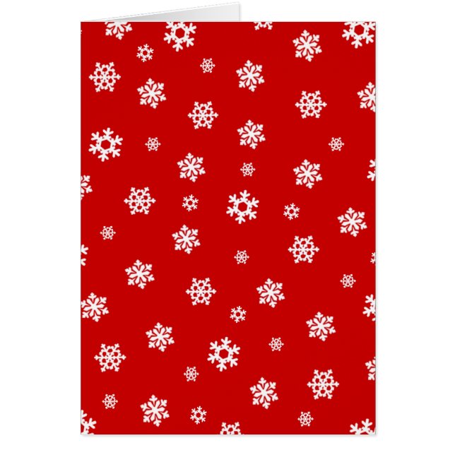 Schneeflocken (weiß) [Weihnachtsmuster] (Vorne)