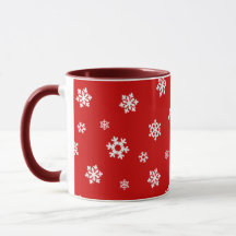 Schneeflocken (weiß) [Weihnachtsmuster]