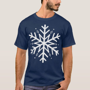Schneeflocken Winter Einzigartiges Special Grafik T-Shirt