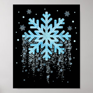 Schneeflocken Winter Weihnachten Matratzen Mens Wo Poster