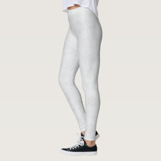 Schneeflocken-Winter-Weihnachtsmuster Leggings