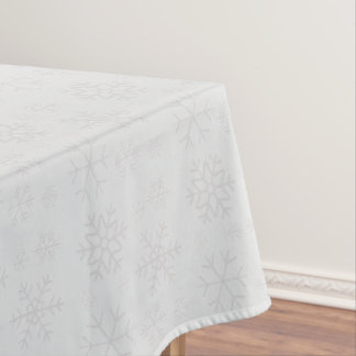 Schneeflocken-Winter-Weihnachtsmuster Tischdecke