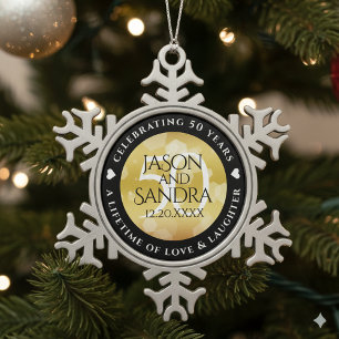  SCHNEEFLOCKEN Zinn-Ornament