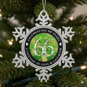  SCHNEEFLOCKEN Zinn-Ornament