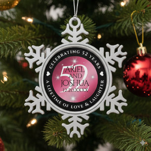  SCHNEEFLOCKEN Zinn-Ornament