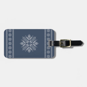 Schneeflockendesign Gepäckanhänger