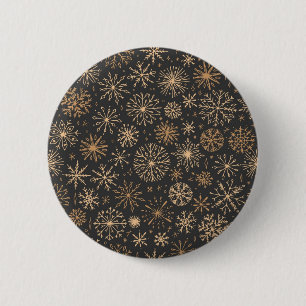 Schneeflockenmuster Button